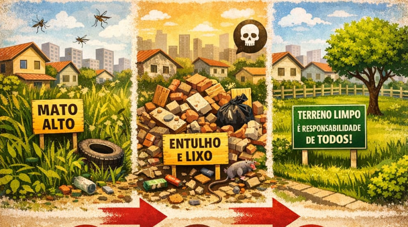 COMUNICADO À POPULAÇÃO – LIMPEZA DE LOTES